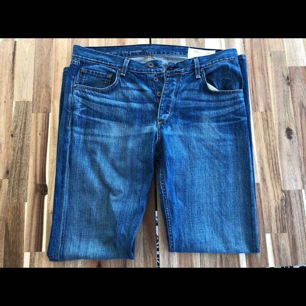 rag & bone - 36 X 32 slim straight fit jeans